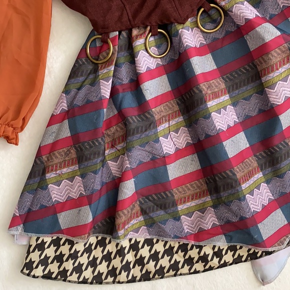 Spirit Kids Costume with Orange and Burgundy - Picture 6 of 16